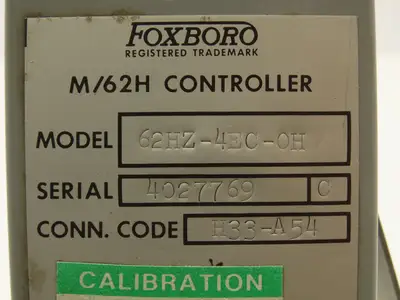 Foxboro 62HZ-4EC-OH M/62H Controller 120VAC 50/60Hz 10-50mA Output