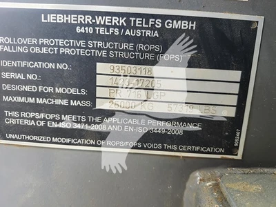 USED 2018 LIEBHERR PR716 LGP LITRONIC