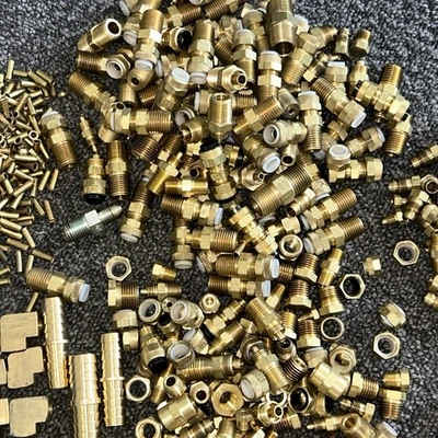 Extra Large Assorted Lot of Connectors Various Elbows,Tees,Straight,etc