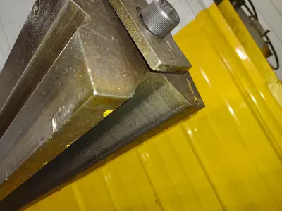 121" x 5.25" x 5.25" 4 WAY FEMALE BOTTOM PRESS BRAKE DIE WITH DIE HOLDER: YOBRO #24999