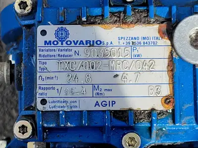 USED MOTOVARIO TXC/002-MRC/042