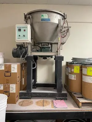 Mixer, Ribbon, 10 CF, Stainless Steel, Vertical, #5532790