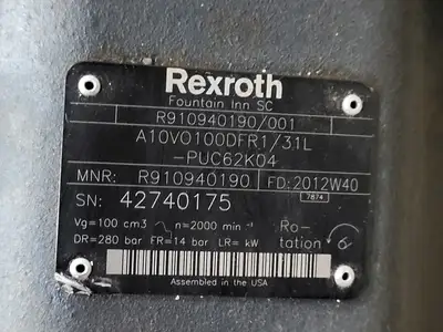 USED REXROTH AA10VO100DFR1/31L-PUC62K04