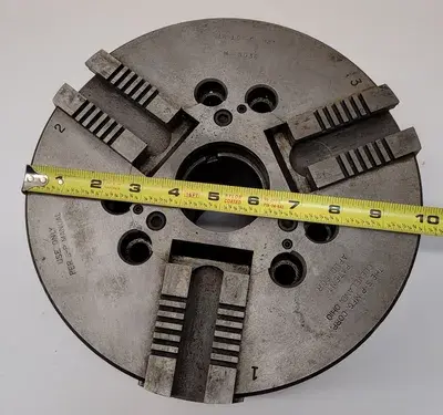 USED S-P MFG. 3 JAW CHUCK - 10 IN