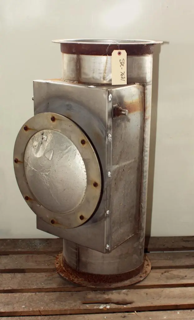 SPC7681  Valve 14" diameter x 39" rupture disc or containment disc duct section with pressure relief and check valve