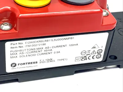 New | in-Stock Fortress Interlocks EI2A6EKR6LR811L5U00GNMPB1, Amgard Pro Safety Products (Other) Michigan US | Maverick Industrial Sales #1391783
