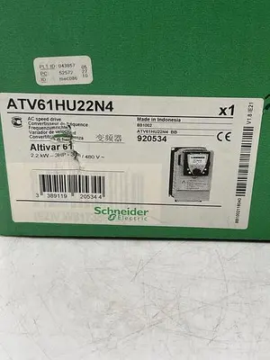 New | in-Stock SCHNEIDER ELECTRIC SCHNEIDER ELECTRIC ATV61HU22N4 Misc Electrical & Power Parts | ND Industrial Surplus #1214609