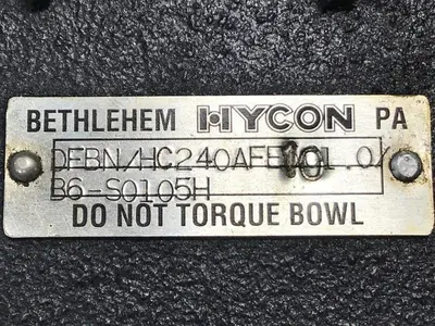 USED HYCON DFBN/HC240AFE101.0/B6-S0105H