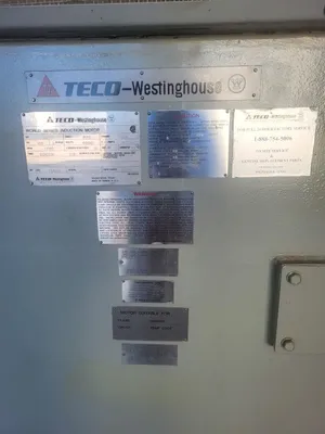 USED TECO WESTINGHOUSE 3500 HP