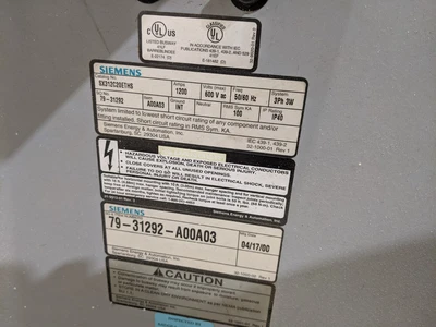 USED SIEMENS SX312C20ETH