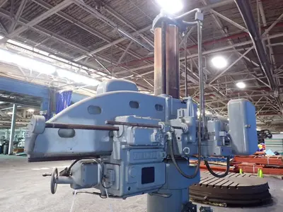 The American Tool Works Co 4 Ft Arm X  15" Column Radial Arm Drill