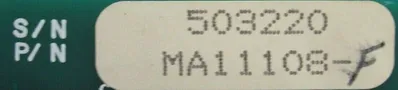 NEW MASSTRON MA11108-F POWER SUPPLY BOARD MA11108F