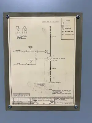 2000/3000kVA Cast Resin Transformer, 13.8kV Pri., 600V Sec.