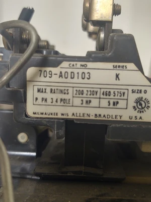 USED Allen-Bradley 709-AOD103