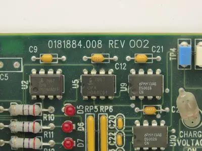 Ink Jet Controller PCB ACHV Supply Ink Heater Charge Voltage AC Power Lights
