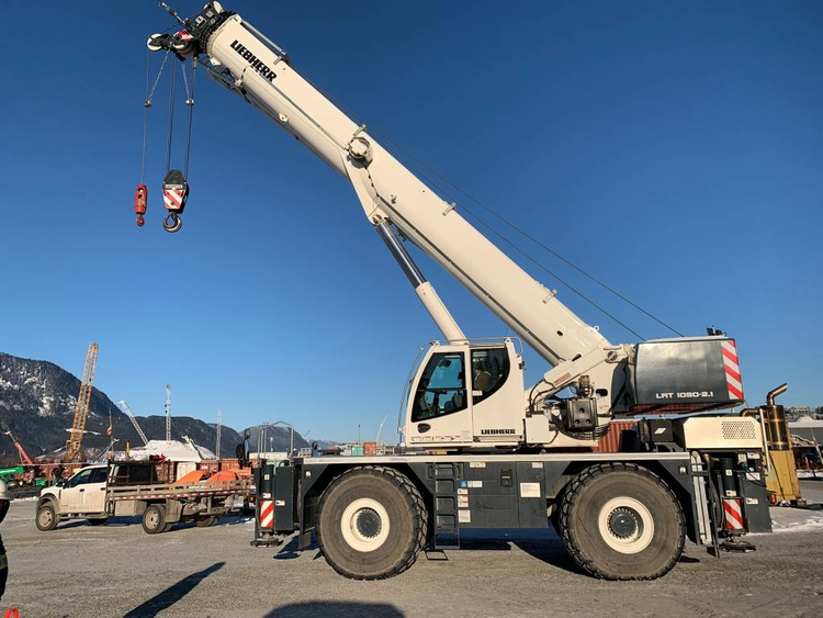 Used 2020 LIEBHERR LRT 1090-2.1 Rough Terrain Cranes Connecticut US | Quality Cranes & Equipment #1485659