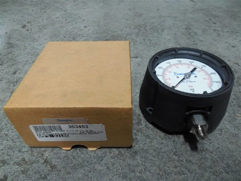Swagelok PGI-115P-PG1000-LAOX-J Pressure Gauge 0-1000 PSI New NIB