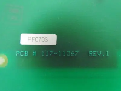 Bell & Howell TW 200 PCB# 117-11067 Trim Winder Vacuum Roll System Mother Board