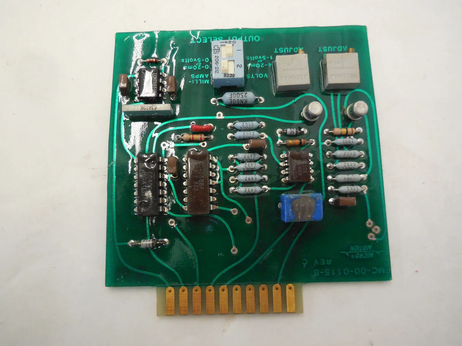 NEW MICRO MOTION FMC-00-0115-B ANALOG PC BOARD FMC000115B
