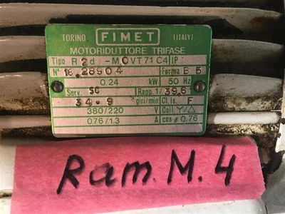 USED FIM MOTOR ( TORINO ), R2D-M0VT71C4-