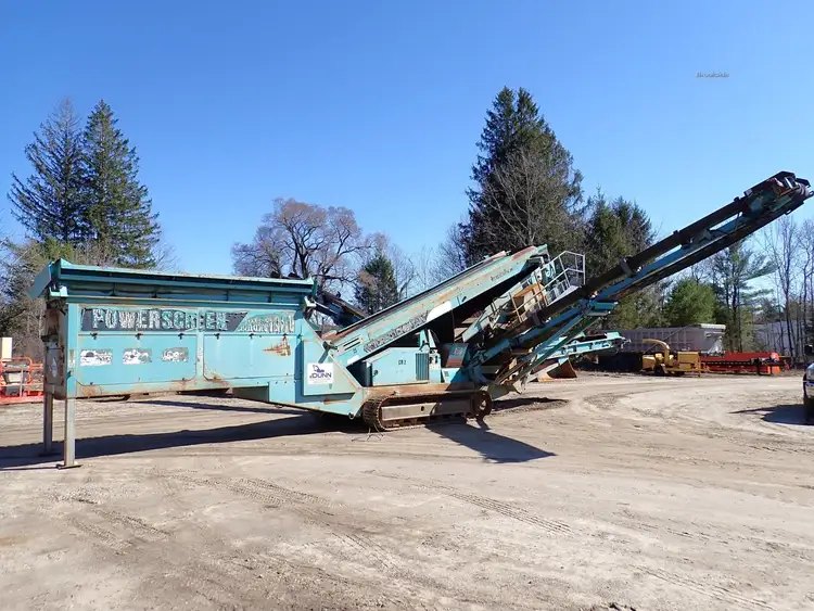 Used 2007 POWERSCREEN CHIEFTAIN 1400 Vibratory Screens Massachusetts US | Brookside Equipment Sales #1422207