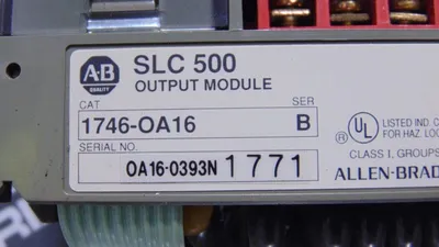 Allen Bradley 1746-OA16/B SLC 500 Output Module Used