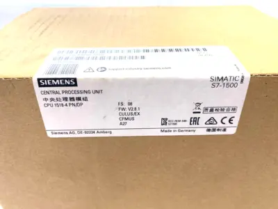 NEW SIEMENS SIMATIC S7-1500 CPU UNIT 1518-4 PN/DP