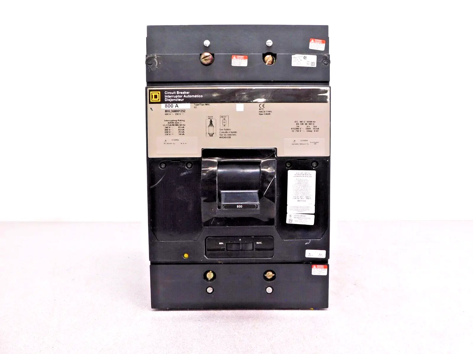 Used Square D MHL368001352 Circuit Breakers Ohio US | Equipment Recovery Corp. #1331130