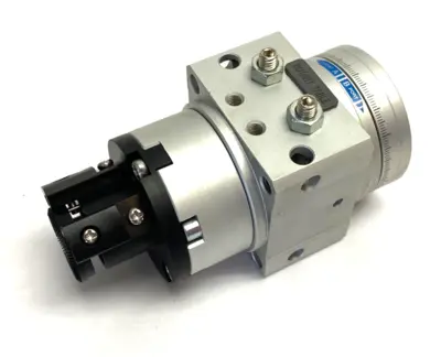 USED SMC ROTARY ACTUATOR TABLE CYLINDER SINGLE VANE 180 DEGREE TURN