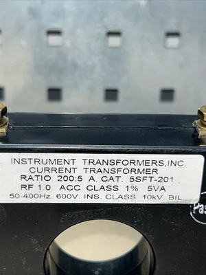 NEW INSTRUMENT TRANSFORMERS 5SFT-201
