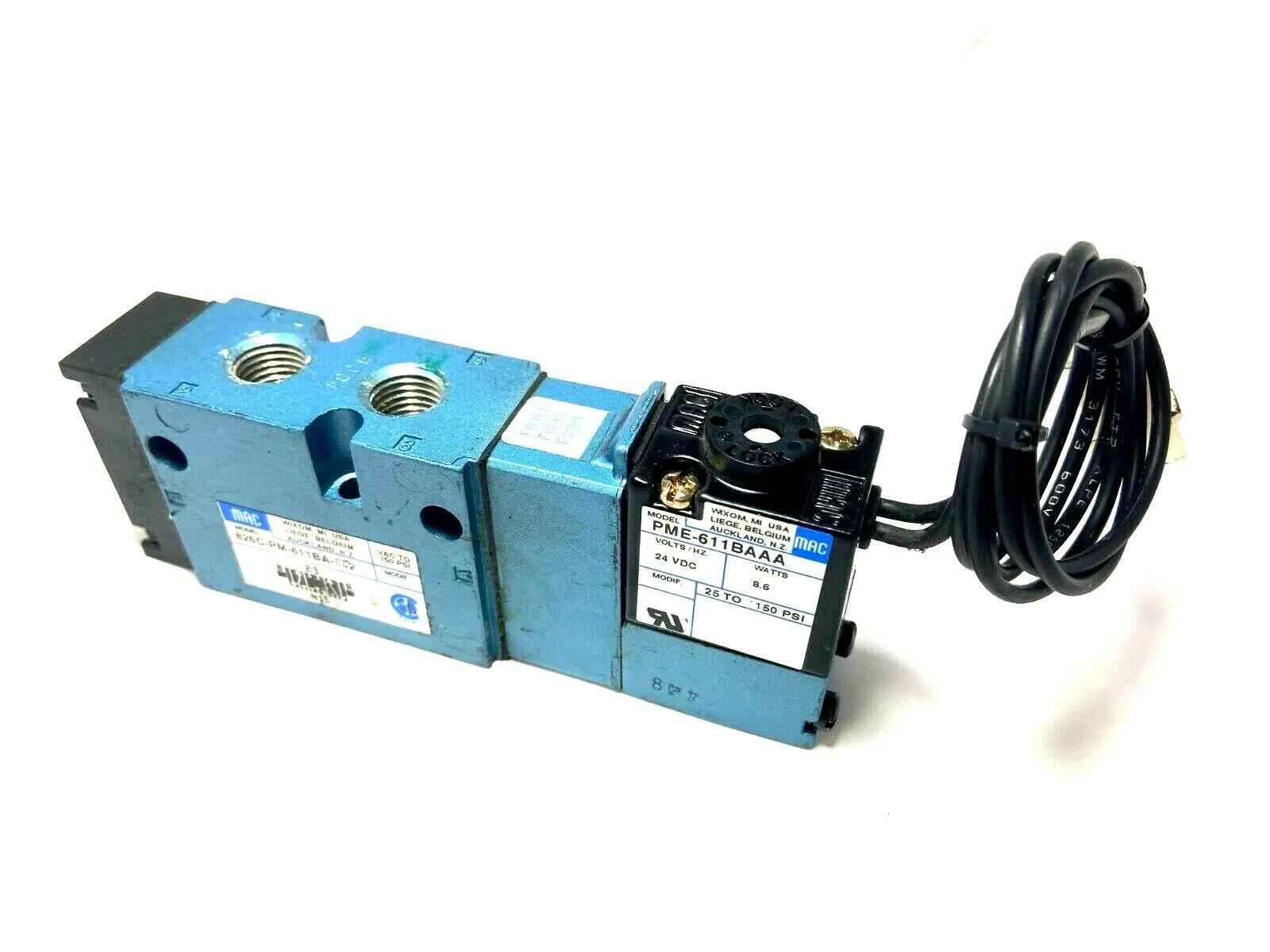USED MAC VALVES CLOSED CENTER VALVE