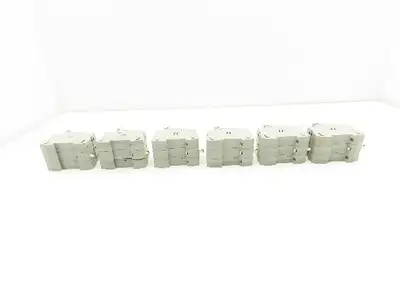 Buss Bussmann CHM3 DIN-Rail Fuse Holder 30A 3-Pole 600V  Lot of 6