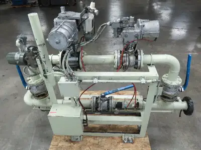 3" Flanged Pipe, Valve Control Station, Process Piping Bypass Valve