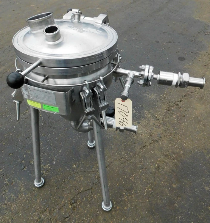 Used RICHARD STIHLER 7 GALLON CONE BOTTOM Stainless Steel Tanks New Jersey US | Champion Trading Corporation #424665