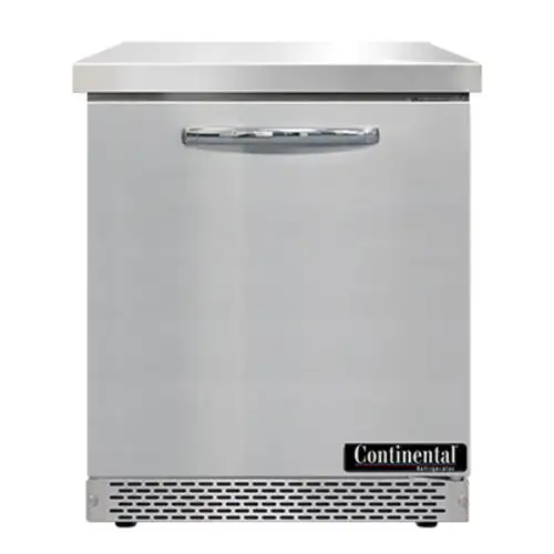 Continental SWF27N-FB 27" W Worktop Freezer W/ (1) Section & (1) Door, 115v