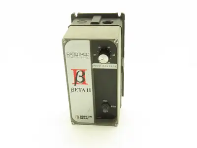 Boston Gear RBA2 S Ratiotrol DC Motor Control Beta II 230VAC 2Hp 15.8A 180VDC