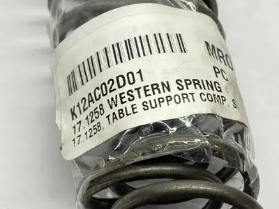USED WESTERN SPRING WESTERN SPRING 17.1258