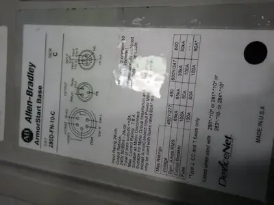 USED ALLENBRADLEY 280DF12710CGRW3P1
