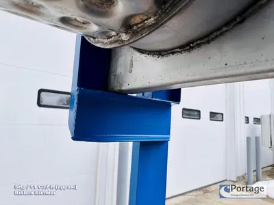 USED AARON PROCESS EQUIPMENT 11-CU.FT. JACKETED RIBBON BLENDER