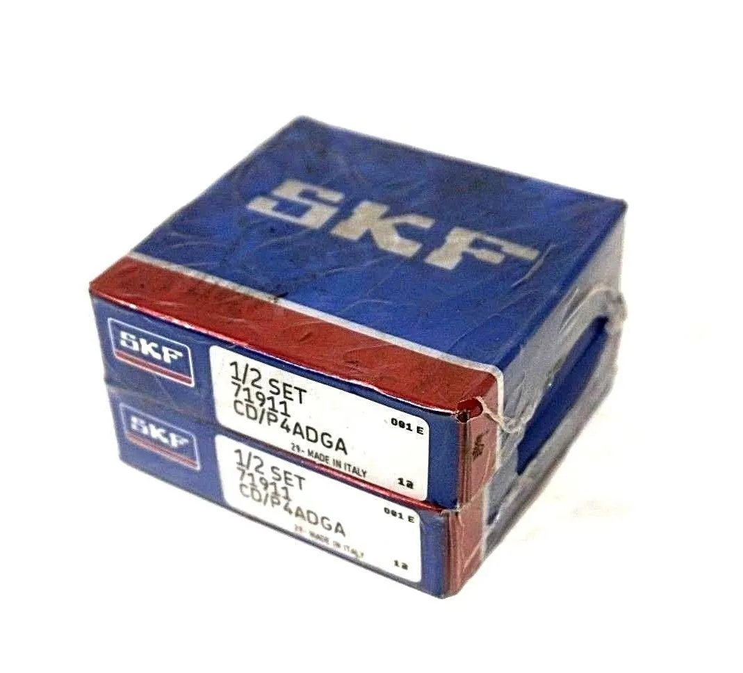 NEW SET SKF 71911 CD /P4ADGA BALL BEARING 71911CDP4ADGA