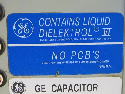 General Electric 65L804TE1 3KVR Capacitor 480V 60HZ 3Ph
