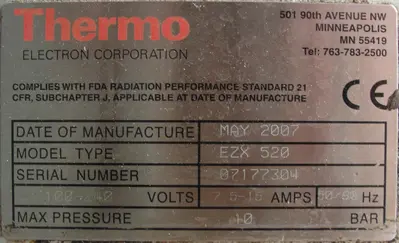 USED THERMO ELECTRON CORP EZX 520