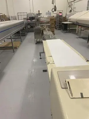 Sollich 420mm Enrobing Line with Flow Wrapper