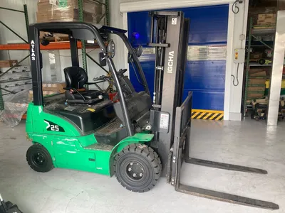 Used 2021 HANGCHA CDP25 4-Wheel Sit down Electric Counterbalance Forklifts Illinois US | Aucto #1308665