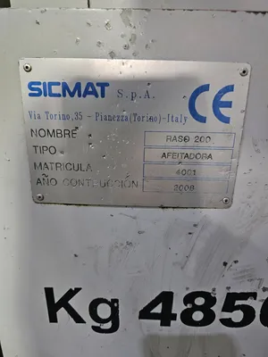 Used 2008 SICMAT RASO 200 Gear Shavers Michigan US | Gibbs Machinery Company, Inc. #1547800