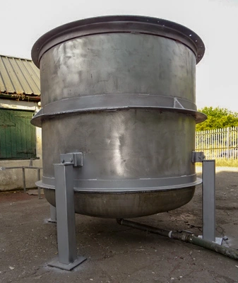 2200L S/S Open Top Tank