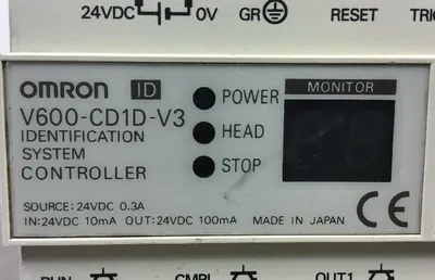 Omron V600-CD1D-V3 Identification System Controller 24VDC 4C