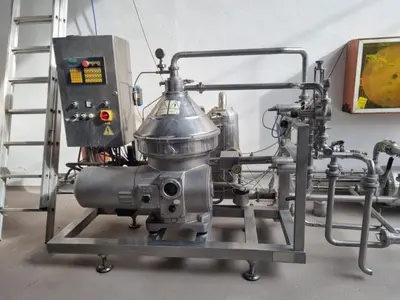 (2) SPX Seital SE 201 hermetic beer clarifier skids, 304SS.