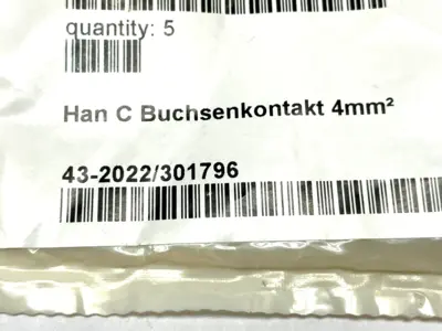 New | in-Stock HARTING 09 32 000 6207 Contact Blocks Michigan US | Maverick Industrial Sales #1496223
