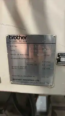 1995 BROTHER TC-229 Drilling & Tapping Centers | Global Machine Brokers, LLC (8)